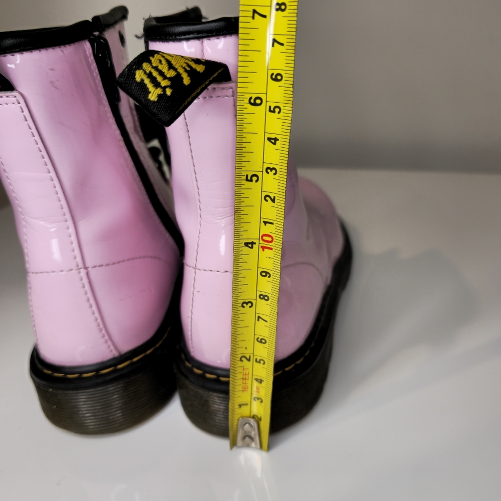 Dr. Martens Light Pink Combat Boots Size 5 - Picture 6 of 10